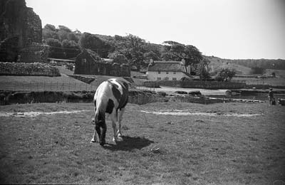 Ogmore Castle, South Wales, UK