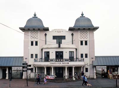 Front of Penarth Pier, Wales, UK