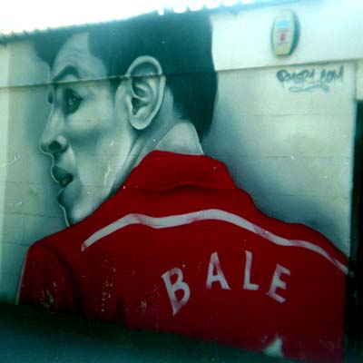 Mural of Gareth Bale, Cardiff Mural of Gareth Bale, Cardiff
