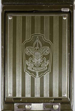 Art Deco Base Plate of Boy Scout Kodak USA