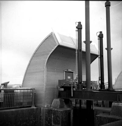 Cardiff Barrage Sluice, Wales Cardiff Barrage Sluice, Wales
