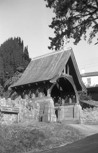 Lychgate of Church of St Catwg, Pentyrch, Wales Lychgate of Church of St Catwg, Pentyrch, Wales