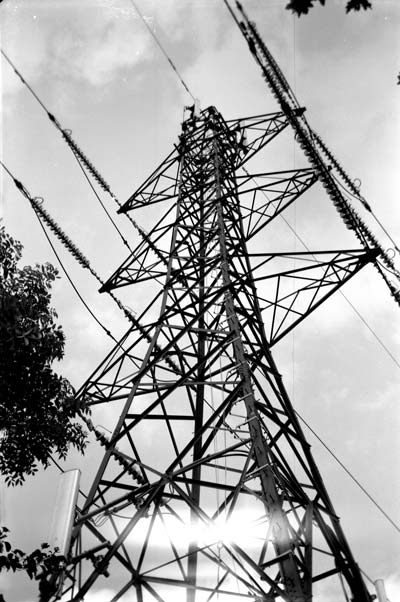 Electricity Pylon, Taff Trail, Cardiff Electricity Pylon, Taff Trail, Cardiff
